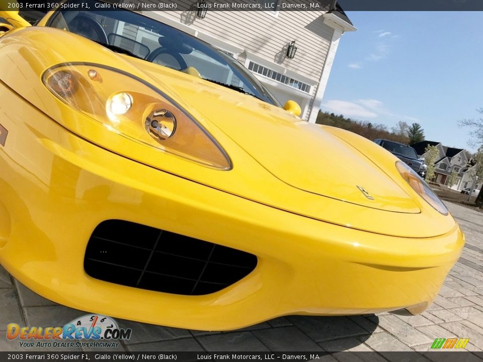 2003 Ferrari 360 Spider F1 Giallo (Yellow) / Nero (Black) Photo #26