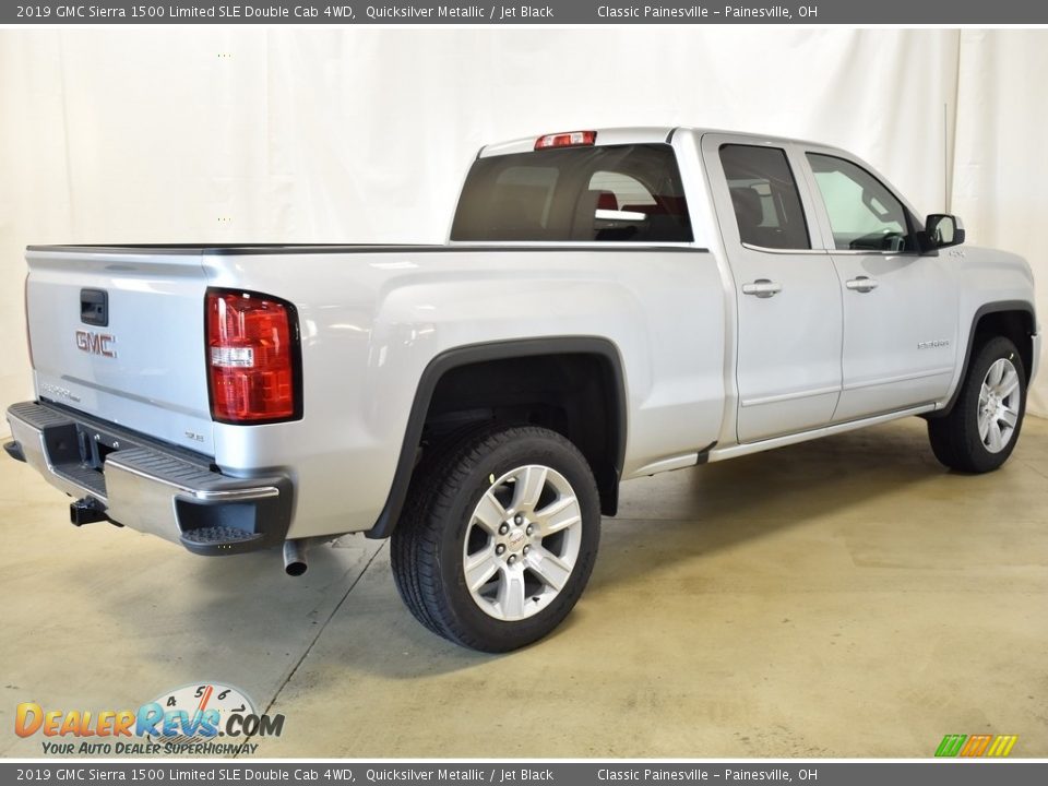 2019 GMC Sierra 1500 Limited SLE Double Cab 4WD Quicksilver Metallic / Jet Black Photo #2