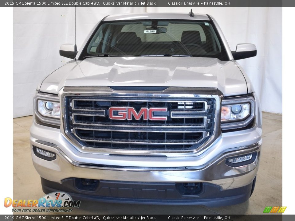 2019 GMC Sierra 1500 Limited SLE Double Cab 4WD Quicksilver Metallic / Jet Black Photo #4