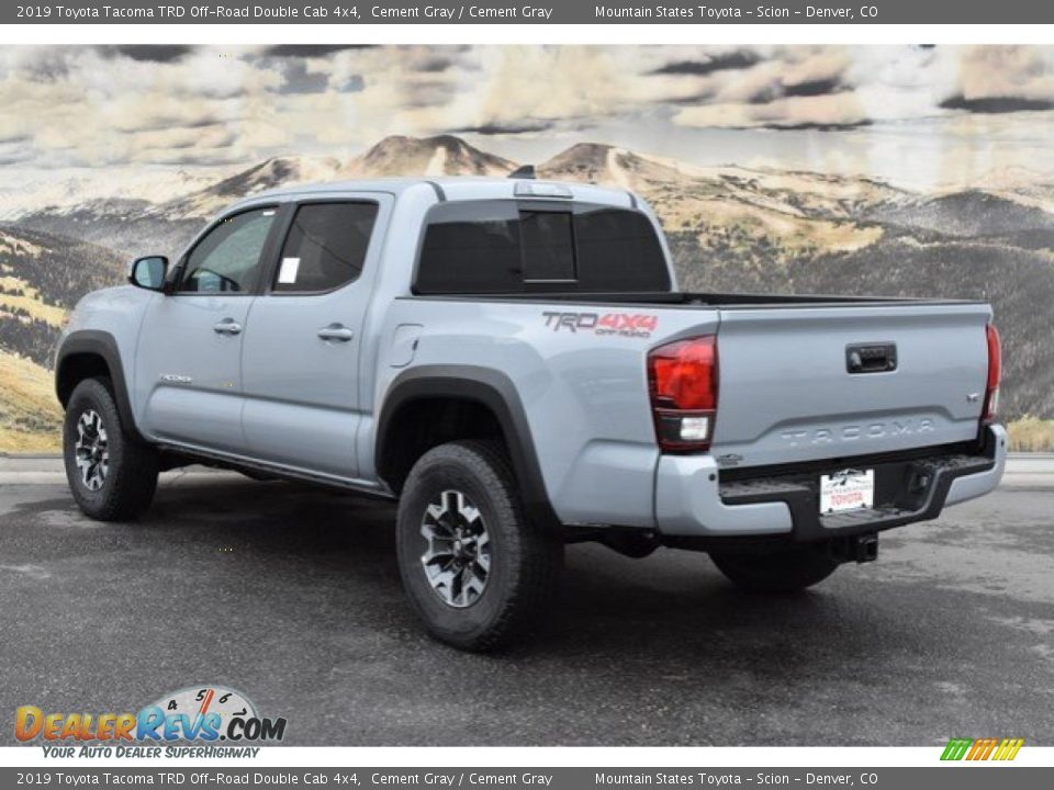 2019 Toyota Tacoma TRD Off-Road Double Cab 4x4 Cement Gray / Cement Gray Photo #3
