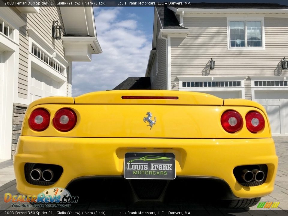 2003 Ferrari 360 Spider F1 Giallo (Yellow) / Nero (Black) Photo #28