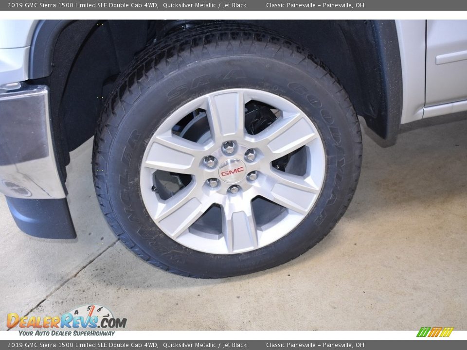2019 GMC Sierra 1500 Limited SLE Double Cab 4WD Quicksilver Metallic / Jet Black Photo #5