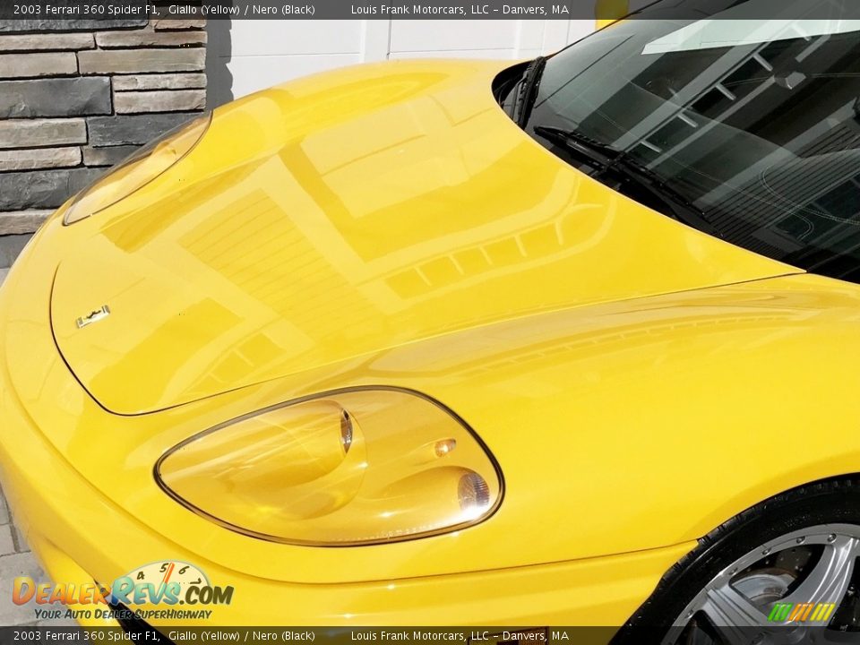 2003 Ferrari 360 Spider F1 Giallo (Yellow) / Nero (Black) Photo #36