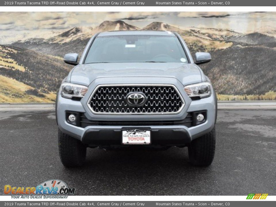 2019 Toyota Tacoma TRD Off-Road Double Cab 4x4 Cement Gray / Cement Gray Photo #2