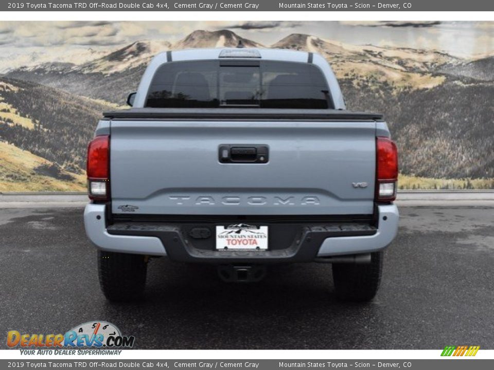 2019 Toyota Tacoma TRD Off-Road Double Cab 4x4 Cement Gray / Cement Gray Photo #4