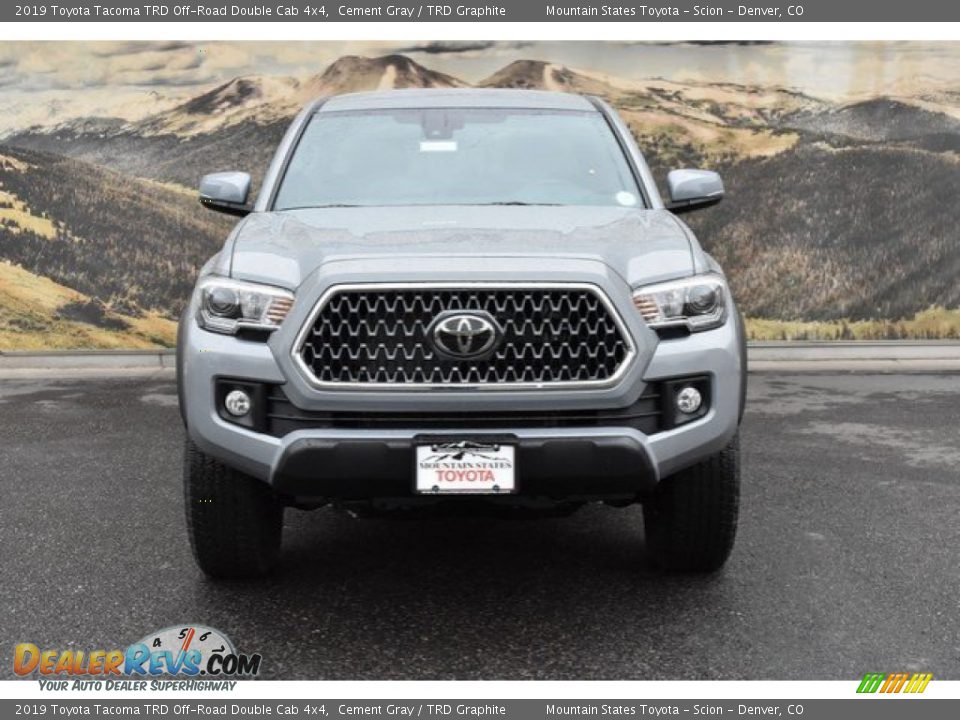 2019 Toyota Tacoma TRD Off-Road Double Cab 4x4 Cement Gray / TRD Graphite Photo #2