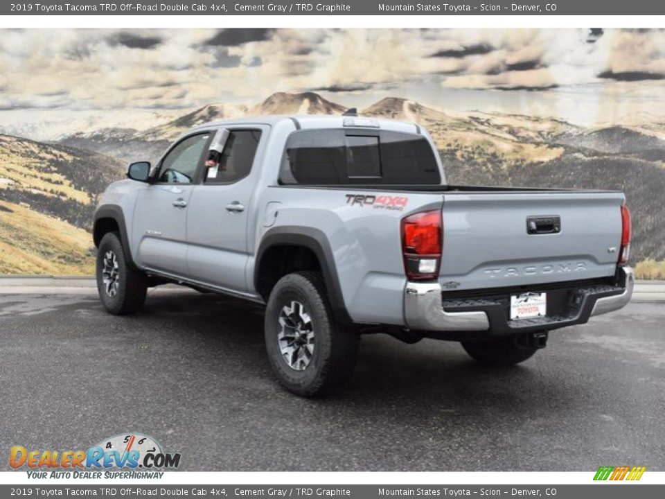 2019 Toyota Tacoma TRD Off-Road Double Cab 4x4 Cement Gray / TRD Graphite Photo #3