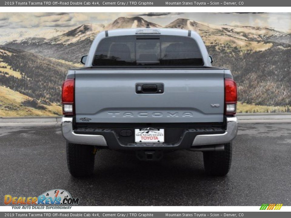 2019 Toyota Tacoma TRD Off-Road Double Cab 4x4 Cement Gray / TRD Graphite Photo #4