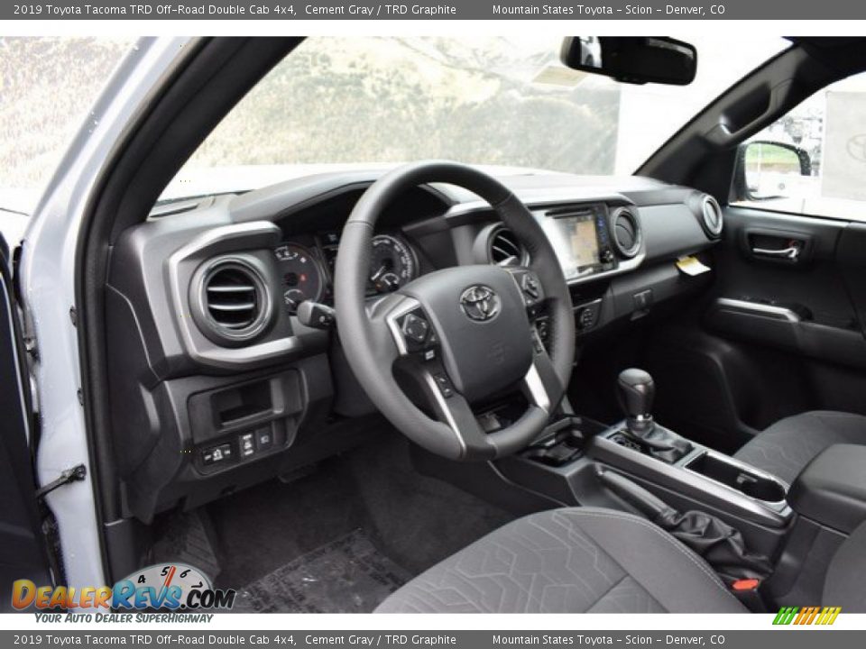 2019 Toyota Tacoma TRD Off-Road Double Cab 4x4 Cement Gray / TRD Graphite Photo #5