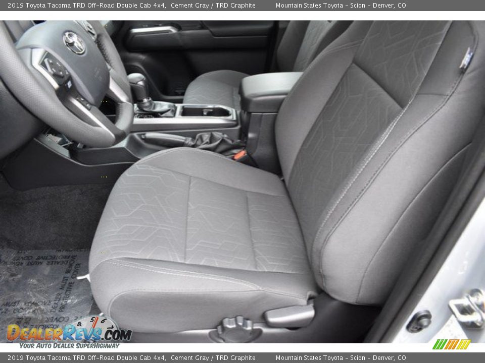 2019 Toyota Tacoma TRD Off-Road Double Cab 4x4 Cement Gray / TRD Graphite Photo #6