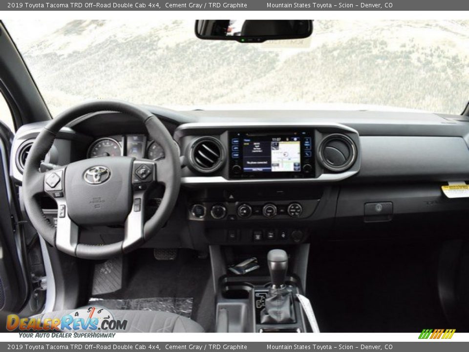 2019 Toyota Tacoma TRD Off-Road Double Cab 4x4 Cement Gray / TRD Graphite Photo #7