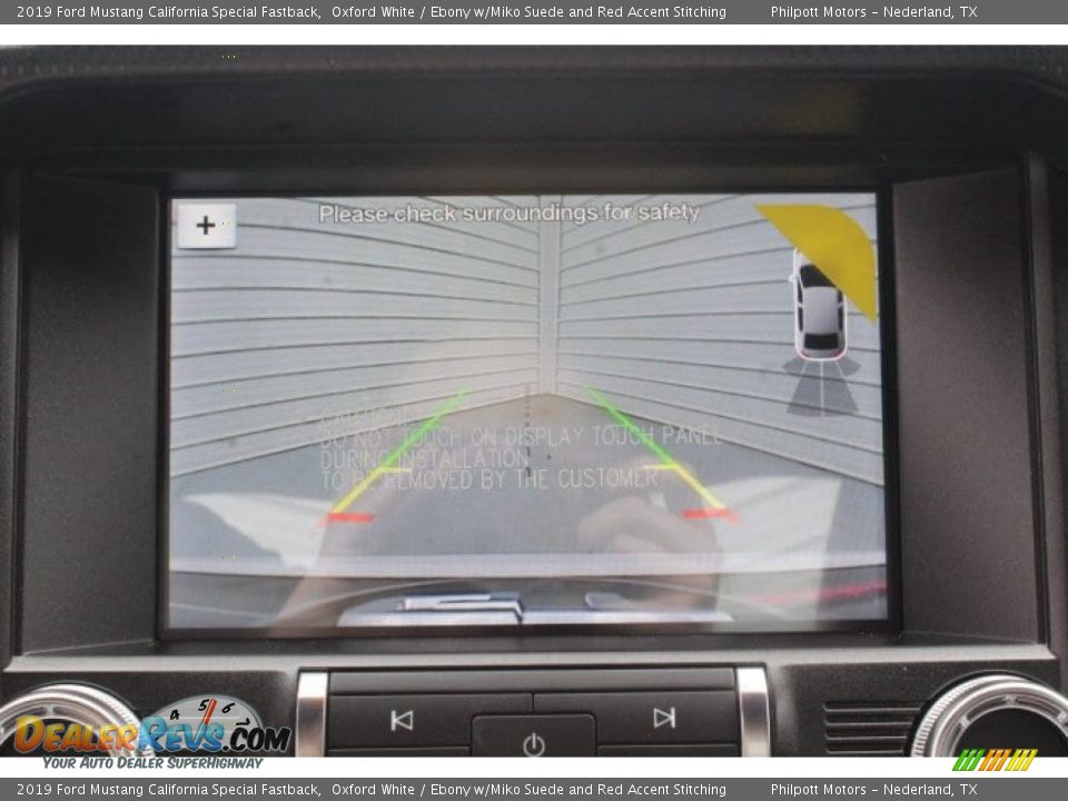 2019 Ford Mustang California Special Fastback Oxford White / Ebony w/Miko Suede and Red Accent Stitching Photo #15