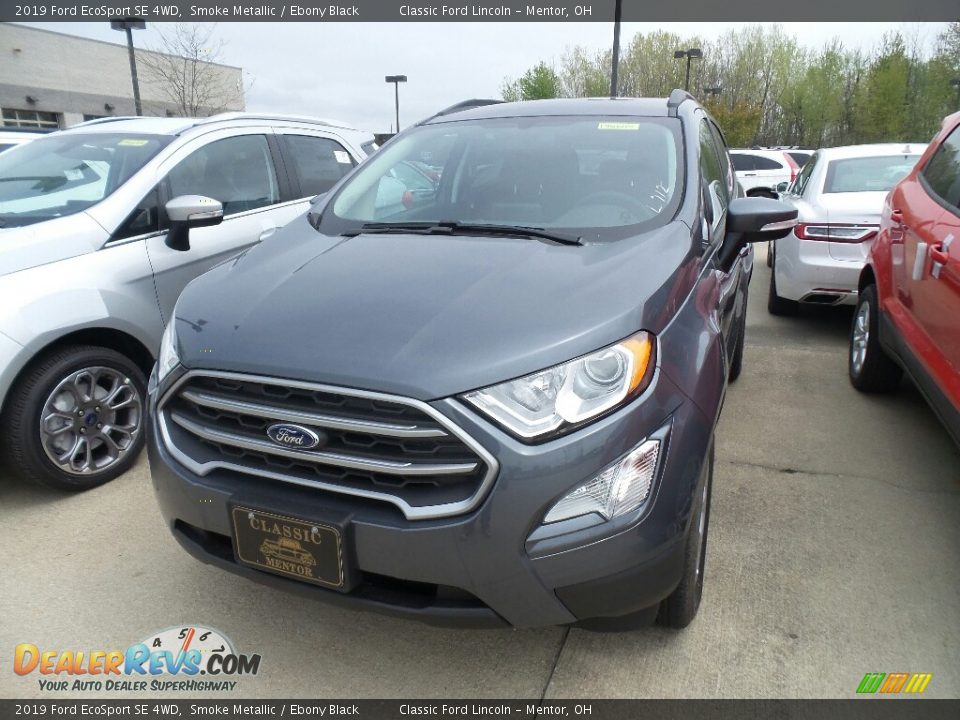 2019 Ford EcoSport SE 4WD Smoke Metallic / Ebony Black Photo #1