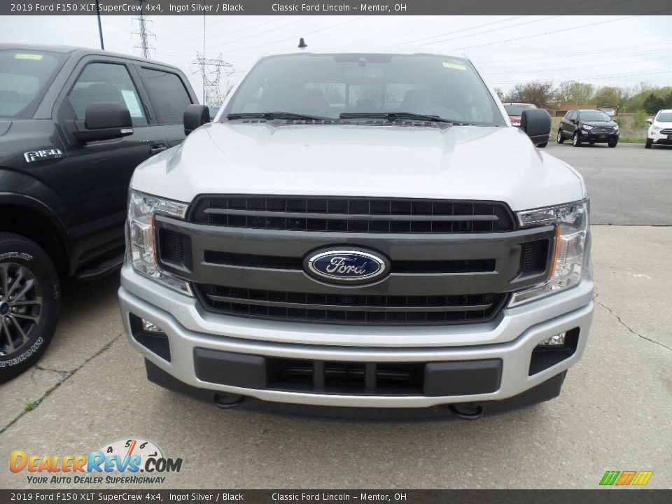 2019 Ford F150 XLT SuperCrew 4x4 Ingot Silver / Black Photo #2