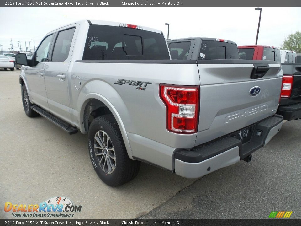 2019 Ford F150 XLT SuperCrew 4x4 Ingot Silver / Black Photo #3