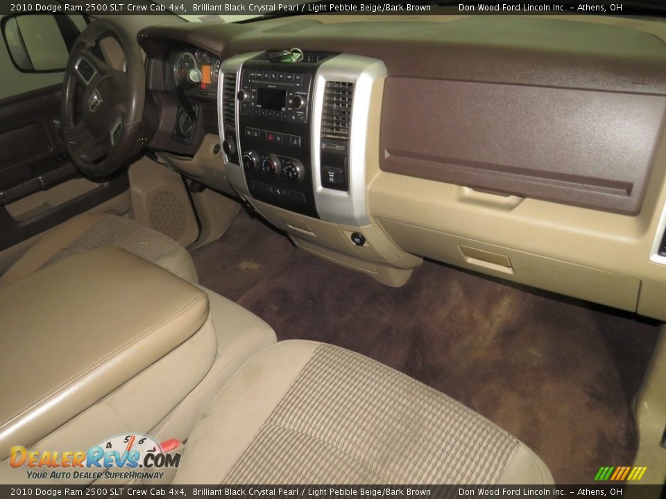 2010 Dodge Ram 2500 SLT Crew Cab 4x4 Brilliant Black Crystal Pearl / Light Pebble Beige/Bark Brown Photo #29