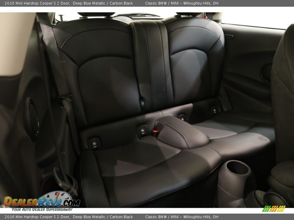 2016 Mini Hardtop Cooper S 2 Door Deep Blue Metallic / Carbon Black Photo #16