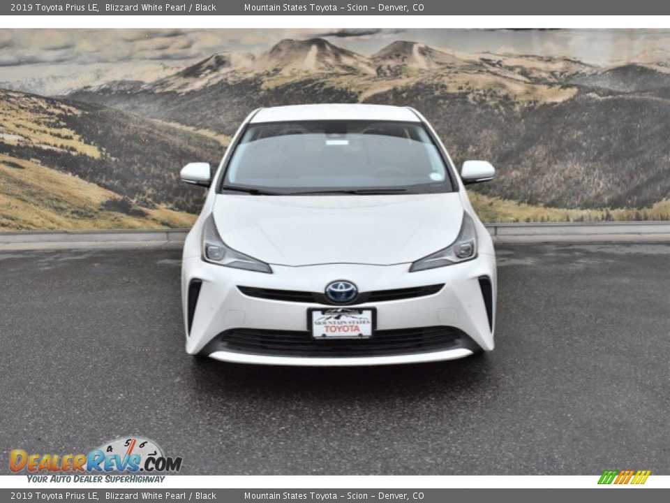 2019 Toyota Prius LE Blizzard White Pearl / Black Photo #2