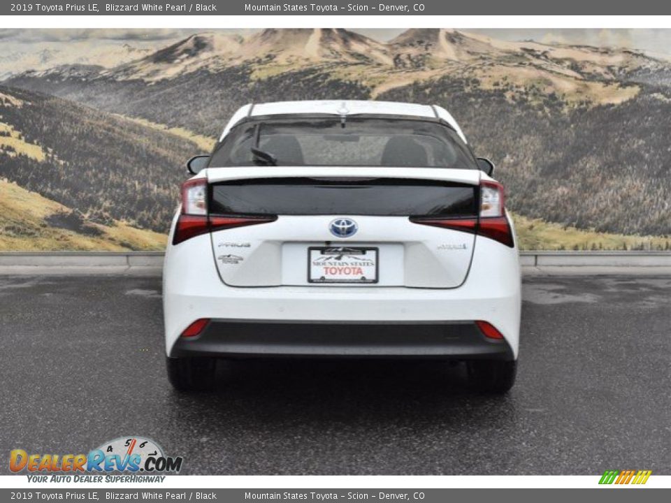 2019 Toyota Prius LE Blizzard White Pearl / Black Photo #4