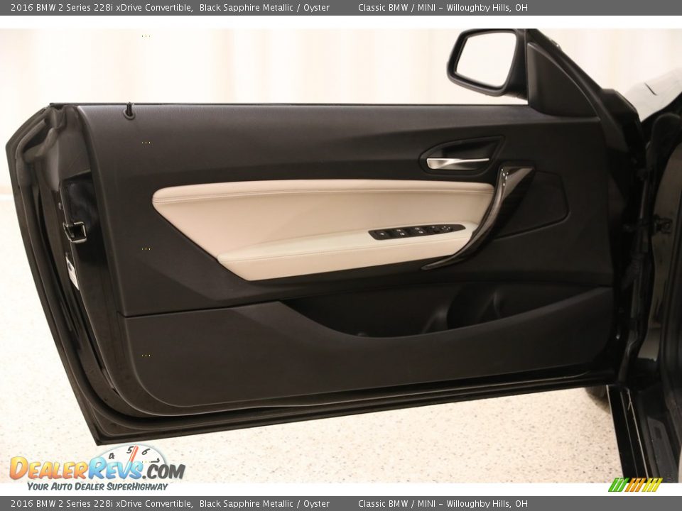 2016 BMW 2 Series 228i xDrive Convertible Black Sapphire Metallic / Oyster Photo #5