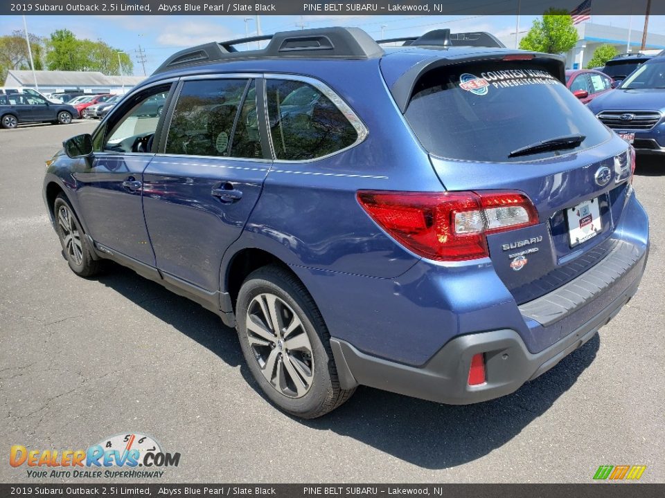 2019 Subaru Outback 2.5i Limited Abyss Blue Pearl / Slate Black Photo #2