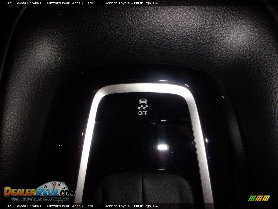 2020 Toyota Corolla LE Blizzard Pearl White / Black Photo #15