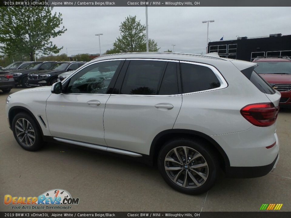 2019 BMW X3 xDrive30i Alpine White / Canberra Beige/Black Photo #5