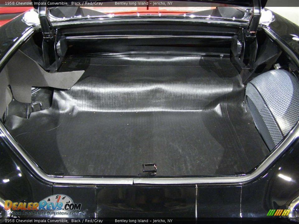 1958 Chevrolet Impala Convertible Black / Red/Gray Photo #16