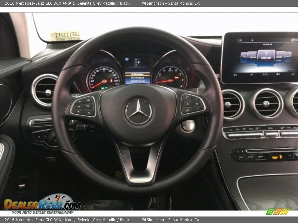 2016 Mercedes-Benz GLC 300 4Matic Selenite Grey Metallic / Black Photo #4