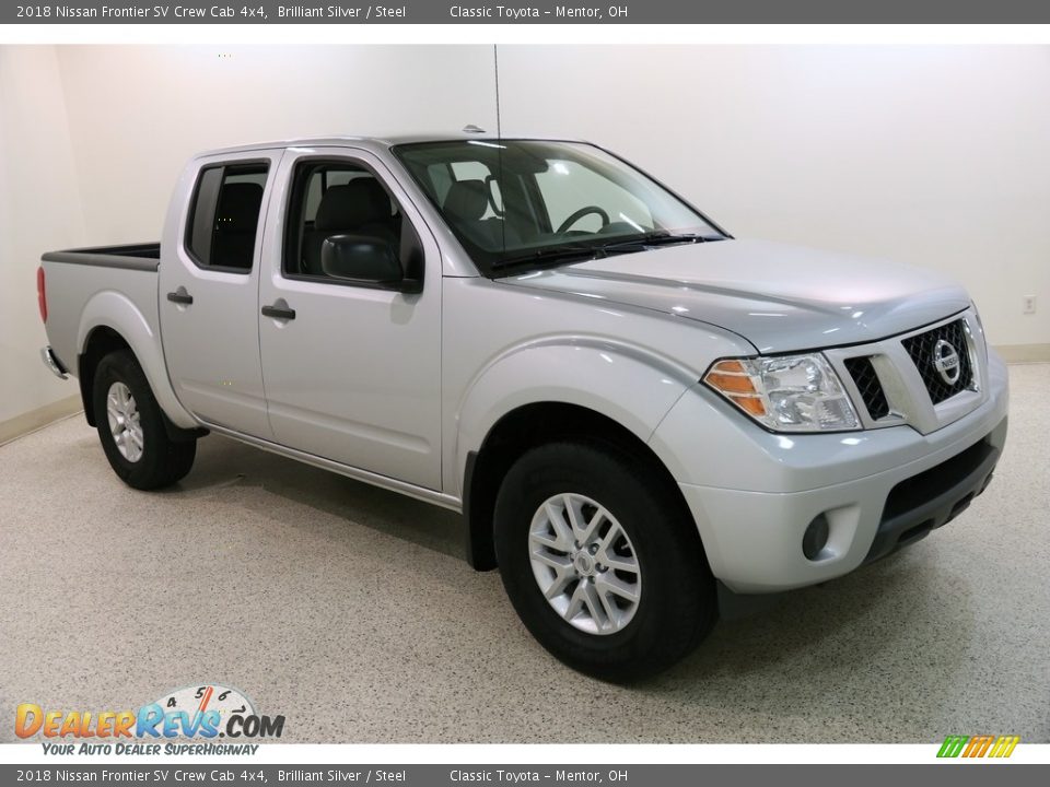 2018 Nissan Frontier SV Crew Cab 4x4 Brilliant Silver / Steel Photo #1