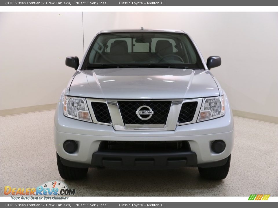 2018 Nissan Frontier SV Crew Cab 4x4 Brilliant Silver / Steel Photo #2
