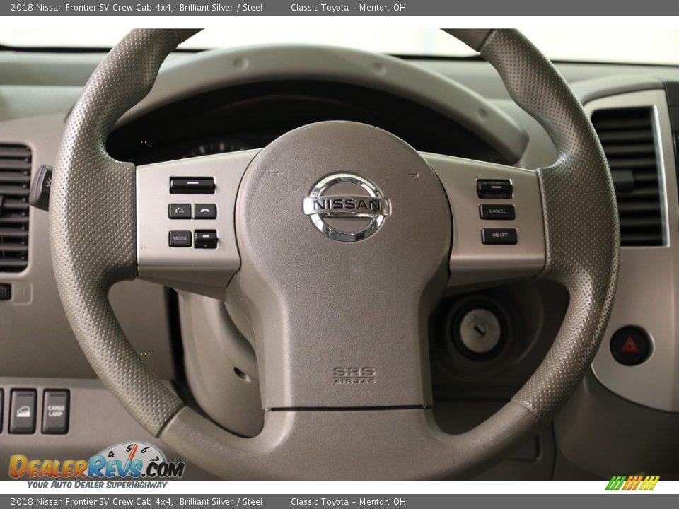 2018 Nissan Frontier SV Crew Cab 4x4 Brilliant Silver / Steel Photo #6