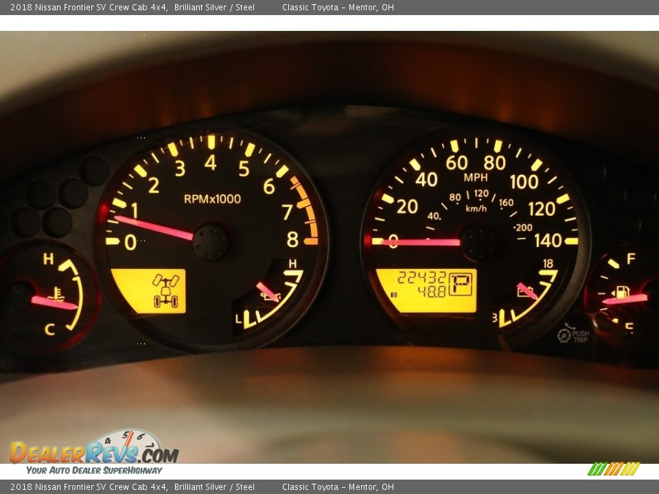 2018 Nissan Frontier SV Crew Cab 4x4 Brilliant Silver / Steel Photo #7