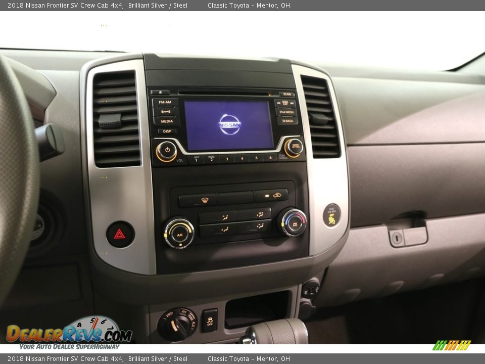 2018 Nissan Frontier SV Crew Cab 4x4 Brilliant Silver / Steel Photo #8