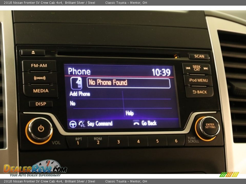 2018 Nissan Frontier SV Crew Cab 4x4 Brilliant Silver / Steel Photo #10