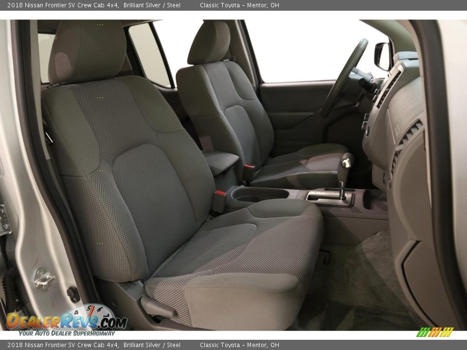 2018 Nissan Frontier SV Crew Cab 4x4 Brilliant Silver / Steel Photo #12