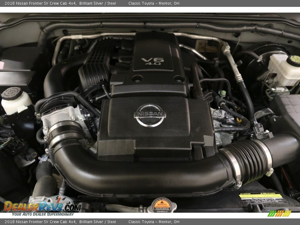 2018 Nissan Frontier SV Crew Cab 4x4 Brilliant Silver / Steel Photo #16