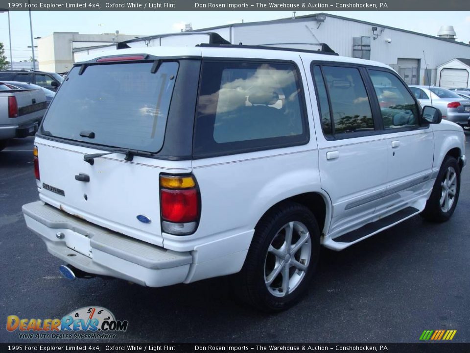 1995 Ford Explorer Limited 4x4 Oxford White / Light Flint Photo #7