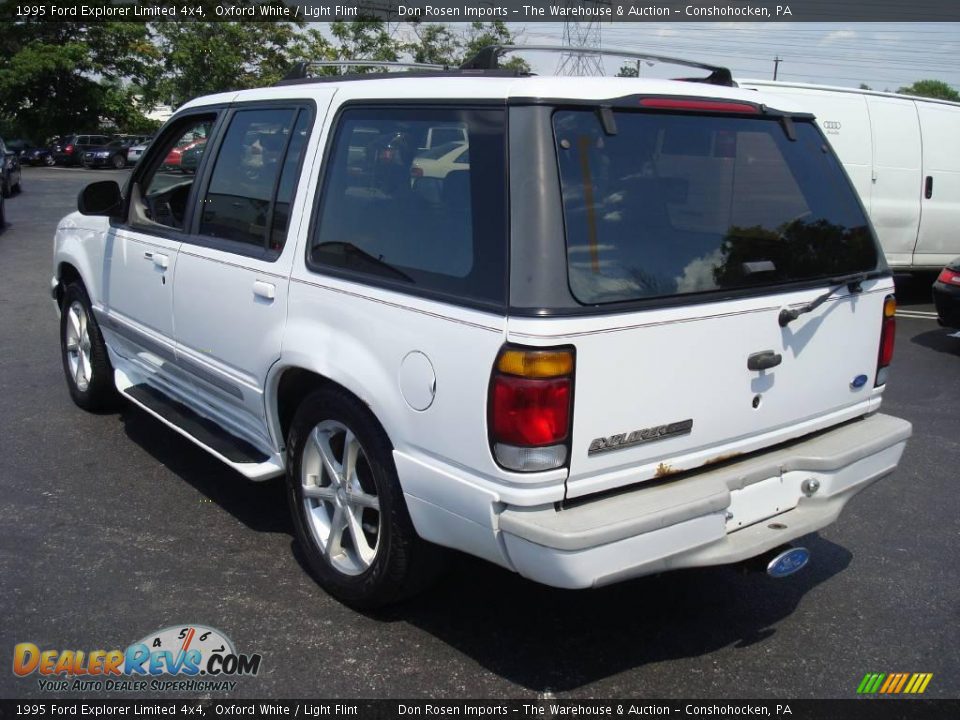 1995 Ford Explorer Limited 4x4 Oxford White / Light Flint Photo #9