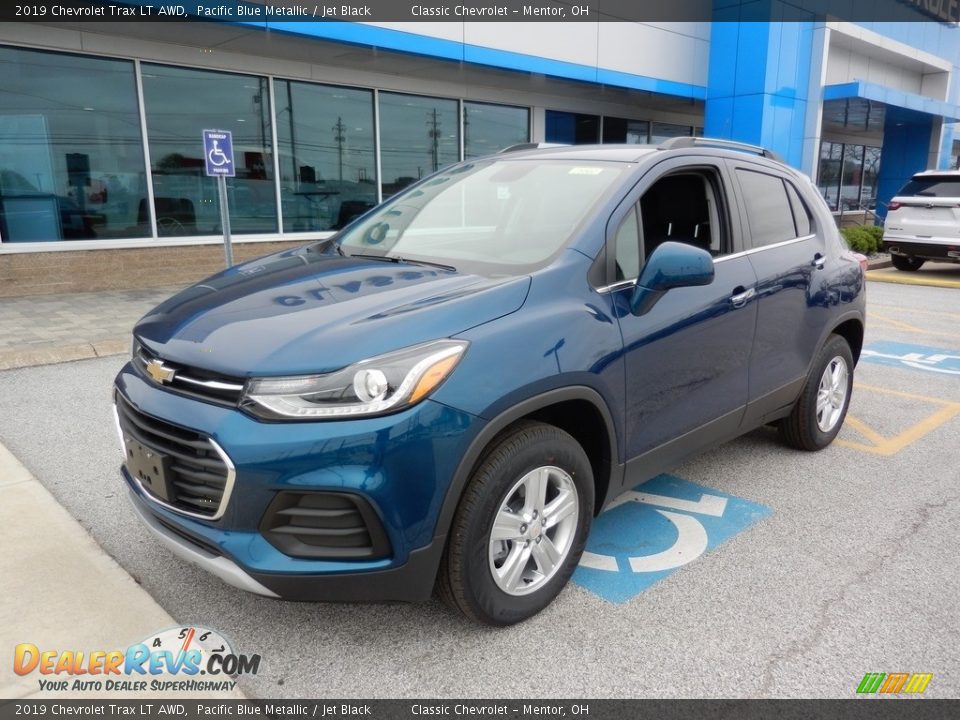 2019 Chevrolet Trax LT AWD Pacific Blue Metallic / Jet Black Photo #1