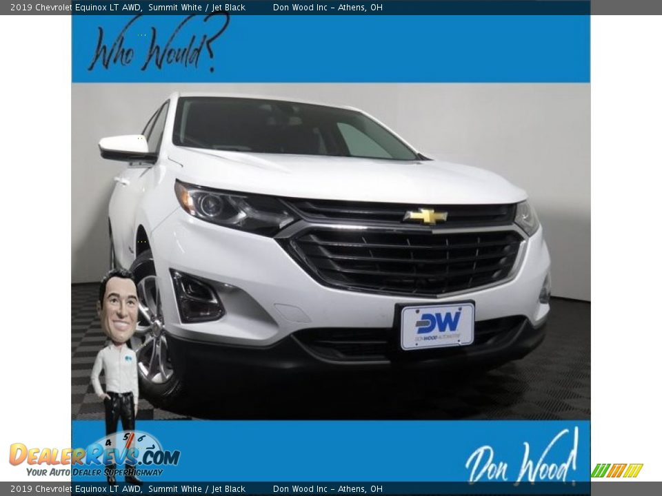 2019 Chevrolet Equinox LT AWD Summit White / Jet Black Photo #1