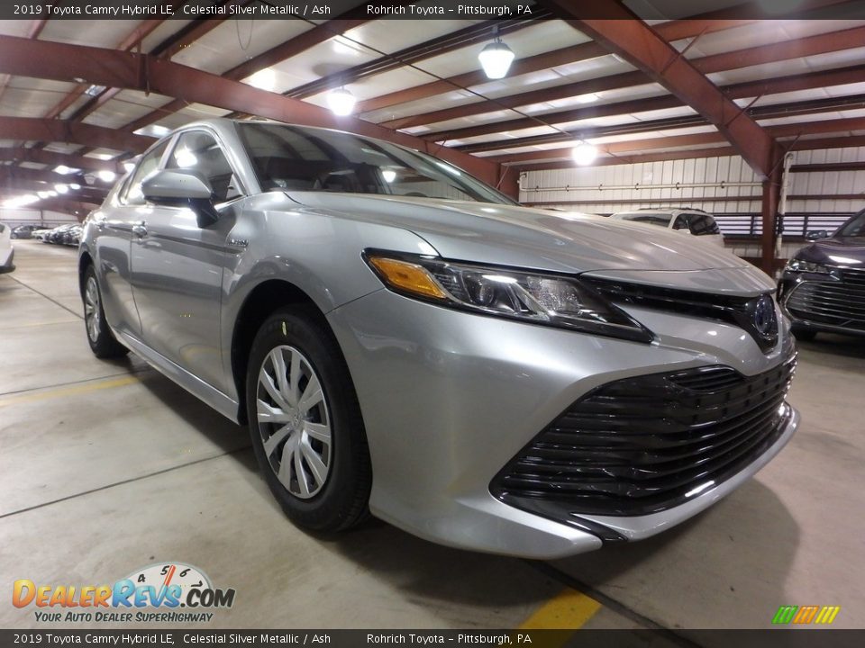 2019 Toyota Camry Hybrid LE Celestial Silver Metallic / Ash Photo #1