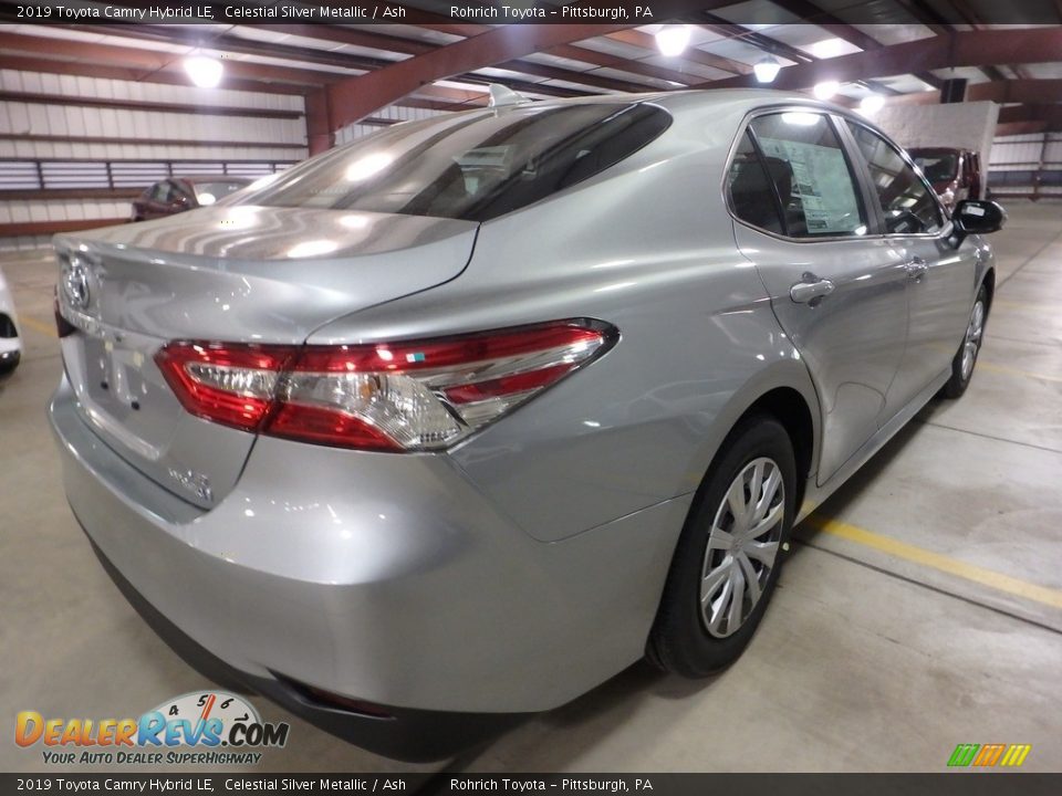 2019 Toyota Camry Hybrid LE Celestial Silver Metallic / Ash Photo #2