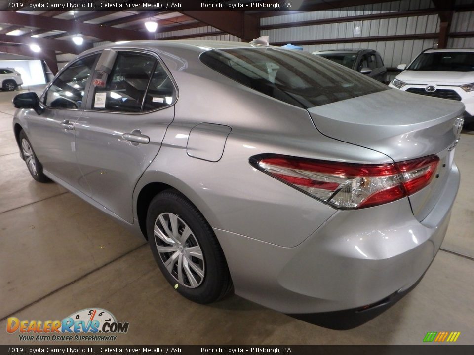2019 Toyota Camry Hybrid LE Celestial Silver Metallic / Ash Photo #3