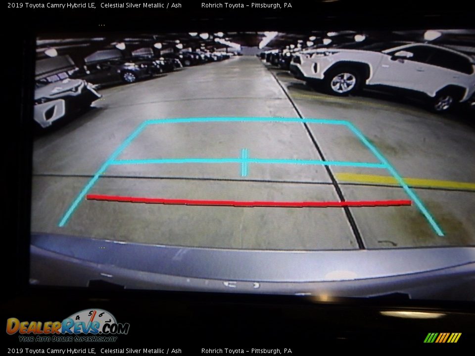 2019 Toyota Camry Hybrid LE Celestial Silver Metallic / Ash Photo #11