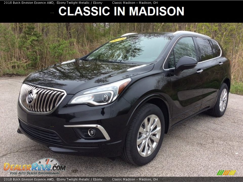 2018 Buick Envision Essence AWD Ebony Twilight Metallic / Ebony Photo #1