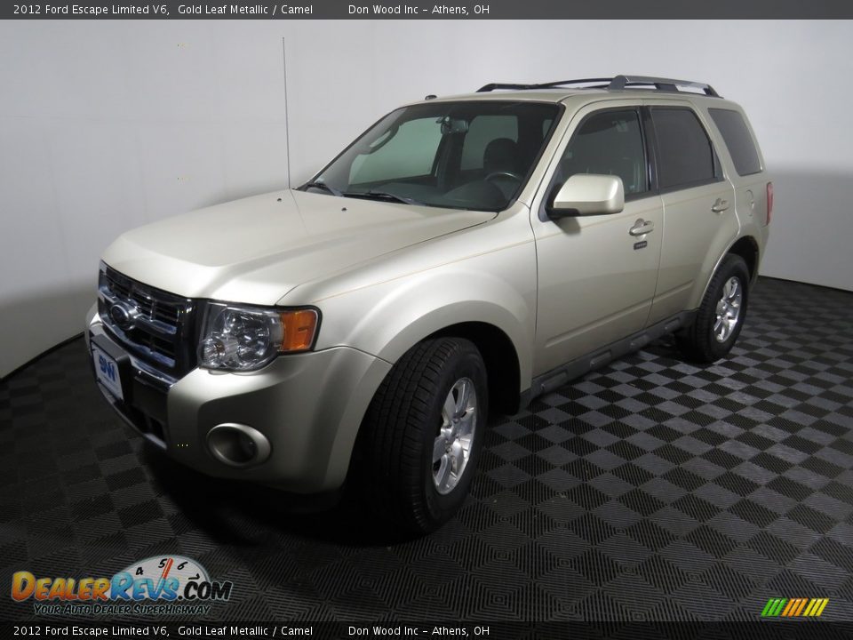 2012 Ford Escape Limited V6 Gold Leaf Metallic / Camel Photo #8