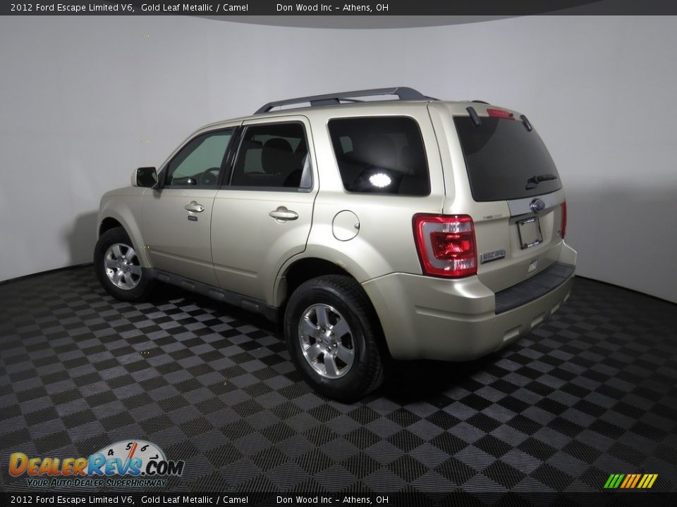 2012 Ford Escape Limited V6 Gold Leaf Metallic / Camel Photo #10