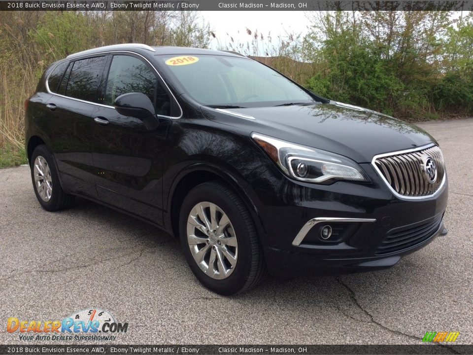 2018 Buick Envision Essence AWD Ebony Twilight Metallic / Ebony Photo #7