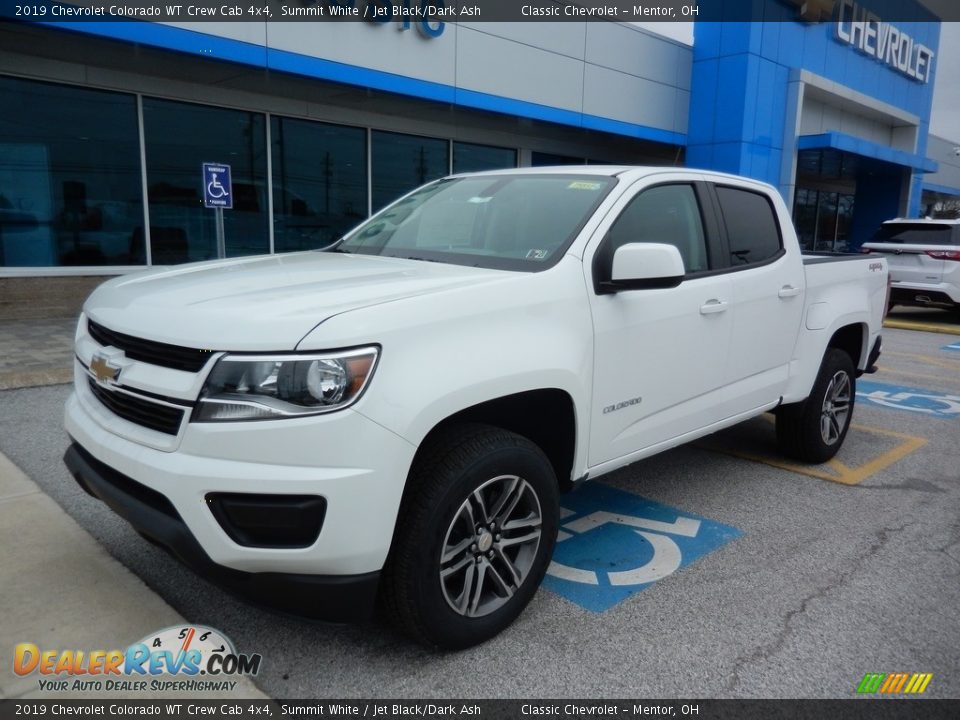 2019 Chevrolet Colorado WT Crew Cab 4x4 Summit White / Jet Black/Dark Ash Photo #1